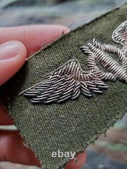 BEAUTIFUL WWII US Army Air Corps Air Force Bullion Bomber Wings Patch