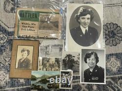 BIG LOT WW2 WWII Military US Army WAAC & Air Force USAAF Wasp Photos / Postcard