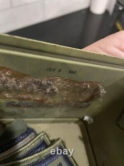 BX-31-A Signal Corps Metal Box & Patches Photos Army & Air Force WWII, 11/1/1943
