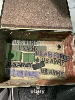 BX-31-A Signal Corps Metal Box & Patches Photos Army & Air Force WWII, 11/1/1943