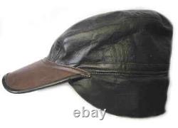 B-2 Flying Cap USAAF Winter WW2 B2 US Army Air Forces Leather Sheepskin Hat WWII