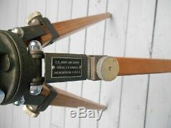 Bell & Howell Filmo Wooden Tripod ONLY, US Army Air Corps, World War II Era, USA