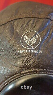 Bonnet de pilote de l'AIR FORCES US. ARMY WW2, aviation