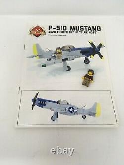 Brickmania P-51D Mustang World War 2 WWII aircraft Lego BKM2042 Army Air Force