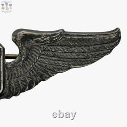 British Theater Made Wwii Service Pilot Wings U. S. Army Air Corps 3 Size