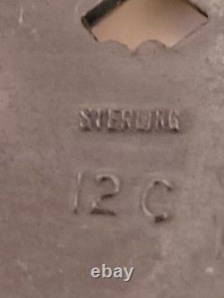 COMMAND PILOT WINGS STERLING WWII US ARMY AIR FORCES 3 SIZE Clutchback