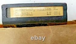 CONTENTS NAMED LT Colonel WW2 U. S. Army Air Forces Navigational Brief Case MB-1