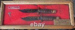 Camillus WW II Air Force+Army Air Force Limited Pilot Survival Knife Set In Case