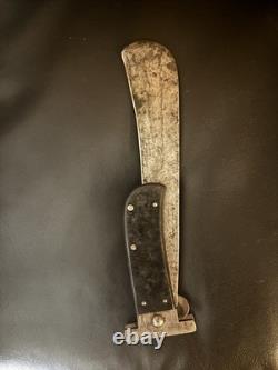 Cattaraugus WWII US Army Air Force USAAF Pilots Folding Survival Machete Knife