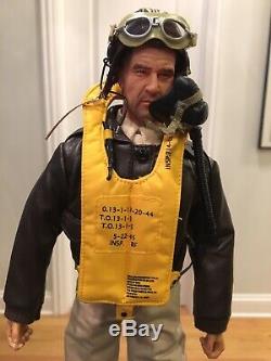 DID William Bowman Pilot 8th Army Airforce Ww2 16 Scale + 9th Air Force Jacket