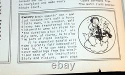 Donald Duck WWII 1944 News Magazine Walt Disney Insignia Victorville Army Field