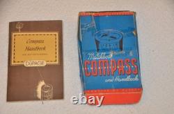Dupage Matchbox Compass US WWII Army Air Corps Survival Kit 1945 Dated Handbook