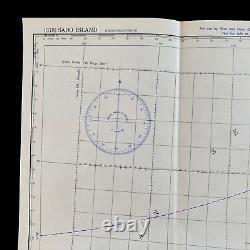 EARLY WWII 1942 Honshu Japan Army Air Force Pacific Combat Navigation Map