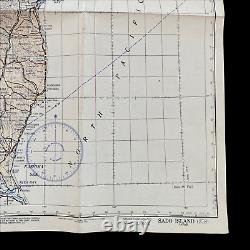 EARLY WWII 1942 Honshu Japan Army Air Force Pacific Combat Navigation Map