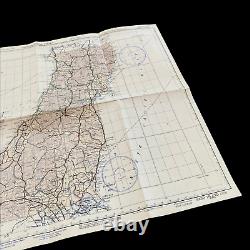 EARLY WWII 1942 Honshu Japan Army Air Force Pacific Combat Navigation Map