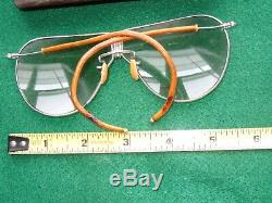 EXTEMELY RARE US Army Air Corps 1930's D-1 Flying Goggles Glasses & Case WWII
