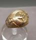 Early Rare R & S WWII Army Air Corps Pilot Ring USA 10k Yellow Gold Size 9.75