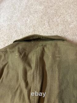 Early WWII US Army Air Force A-4 Flight Suit Size 42 No Belt Holes, Stains, READ