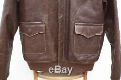 Eastman HARTMANN WWII Army Air Forces Flight leather Type A2 Jacket Size 42