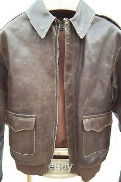 Eastman HARTMANN WWII Army Air Forces Flight leather Type A2 Jacket Size 42