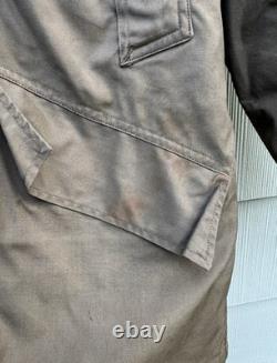 FITZWELL B-11 Military Flight Jacket 34 Air Forces US Army Parka Coat Hood WWII