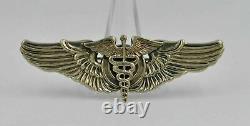 Full Size 3 Flight Surgeon Wings N. S. Meyer U. S. Army Air Force WW2 Era