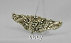 Full Size 3 Flight Surgeon Wings N. S. Meyer U. S. Army Air Force WW2 Era