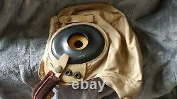 GREAT WWII Army Air Force Summer Pilot Helmet/Cap Spec. AN-H-15