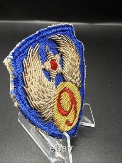 Gemsco 9th AAF Patch, Bullion WWII Army Air Forces