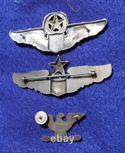 Gen Frank M Andrews Us Army Air Corps Sterling Command Pilot Wings, Etc Photo