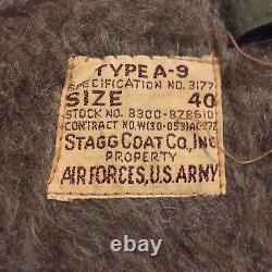 Genuine WW2 US Army Air Force A-9 trousers Alpaca Lined circa 33 waist Conmar