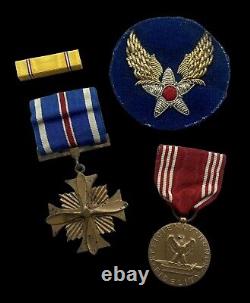 Genuine WW2 US Army Air Force Distinguished Flying Cross Theatre Made Patch Lot