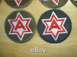 Huge Lot Of 358 WW2 (WWII) Era Military Patches (Army, Navy, Air Force)