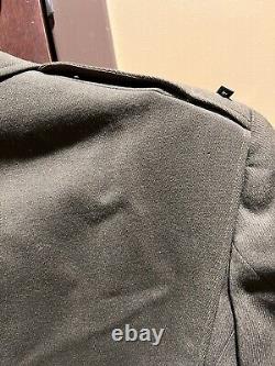 Id'd Named Army Air Corps Officer Wwii Ww2 Us Army Jacket Chocolate Coat Uniform