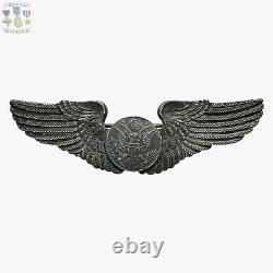 India Theater Made Wwii U. S. Army Air Corps Air Crew Wings 3 Size Pin-back #146