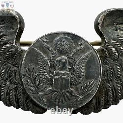 India Theater Made Wwii U. S. Army Air Corps Air Crew Wings 3 Size Pin-back #146