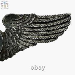 India Theater Made Wwii U. S. Army Air Corps Air Crew Wings 3 Size Pin-back #146