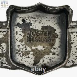 Josten Wwii Pilot Wings U. S. Army Air Corps Badge 3-1/16 Size Sterling Ww2 #286