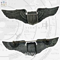 Juarez Wwii U. S. Army Air Corps Pilot Wings Badge Insignia 3-1/4 Sterling #387