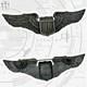 Juarez Wwii U. S. Army Air Corps Pilot Wings Badge Insignia 3-1/4 Sterling #387