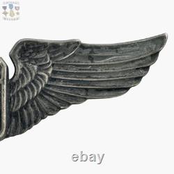 Juarez Wwii U. S. Army Air Corps Pilot Wings Badge Insignia 3-1/4 Sterling #387