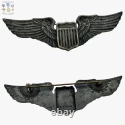 Juarez Wwii U. S. Army Air Corps Pilot Wings Badge Insignia 3-1/4 Sterling #387