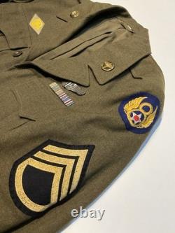 June 6, 1944 D-Day WWII U. S. 8th Army Air Force Wool Coat Field Jacket 36R