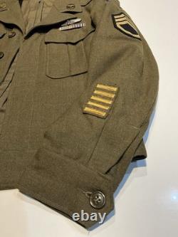 June 6, 1944 D-Day WWII U. S. 8th Army Air Force Wool Coat Field Jacket 36R
