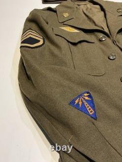 June 6, 1944 D-Day WWII U. S. 8th Army Air Force Wool Coat Field Jacket 36R