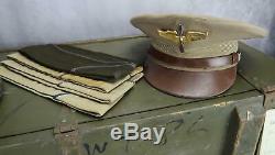 KIA US Army Air Force Corp officer cadet soldier pilot USAF NAME group trunk WW2