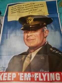Keep Em Flying WWII Poster By Bettina Steinke U. S Army Air Campaign