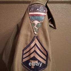 LEDO ROAD Army Air Forces CBI M-1943 Field Jacket with BLOOD CHIT WW2 WW II