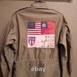 LEDO ROAD Army Air Forces CBI M-1943 Field Jacket with BLOOD CHIT WW2 WW II
