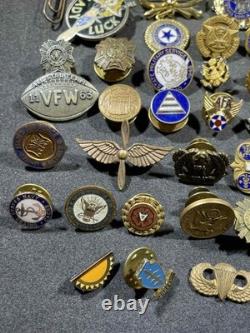 LOT x53 WW2 WWII Military Army Navy USN US Army Air Force USAAF Pins & Buttons
